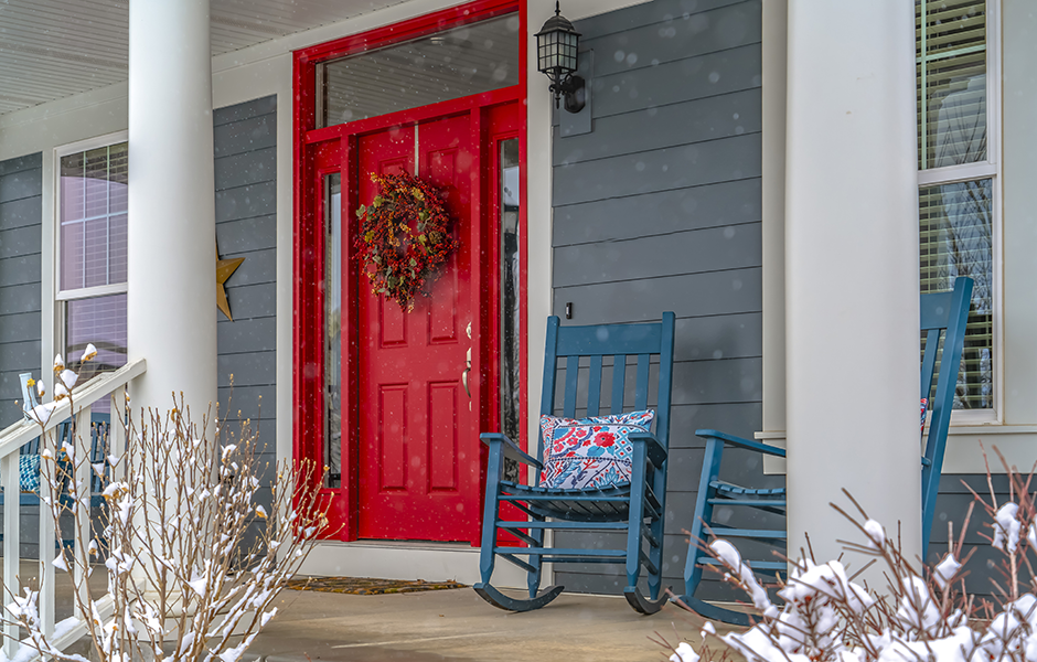 Holiday home with Feng Shui entryway